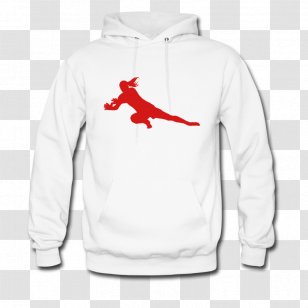 Hoodie T-shirt Clothing Sweater Bluza - White Transparent PNG