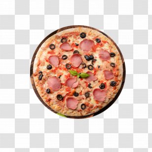 Sausage Fish And Chips Pizza Fast Food European Cuisine - Baking - Salami Transparent PNG