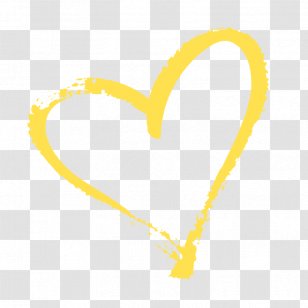 Yellow Heart Red Clip Art - Watercolor Painting Transparent PNG