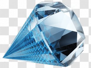 Blue Diamond Color - Cutting Transparent PNG