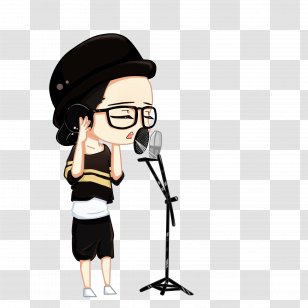 Illustration Microphone Cartoon Human Behavior Product Design - Mic Transparent PNG