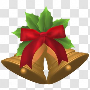 Holly Christmas Ornament Leaf Decoration - Bell Transparent PNG