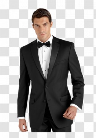 Tuxedo Suit Coat Formal Wear Jacket - Necktie Transparent PNG