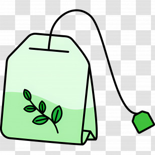 Tea Bag - Green Tea Bag Transparent PNG