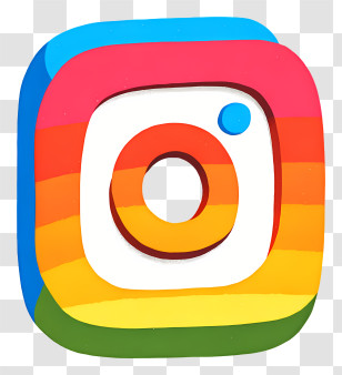 Instagram Logo - Colorful Camera Social Media Icon Transparent PNG