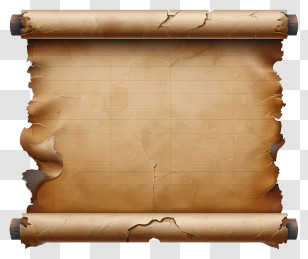 Hand Drawn Old Paper - Ancient Scroll Document Transparent PNG