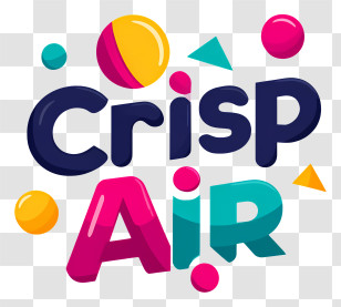 Crisp Air - Crisp Air Colorful Logo Transparent PNG