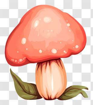 Mushroom - Cartoon Red Mushroom Transparent PNG