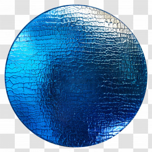 Blue Rounded Background - Textured Blue Circle Transparent PNG