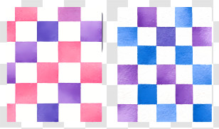 Grid Paper - Colorful Checkered Pattern Design Transparent PNG