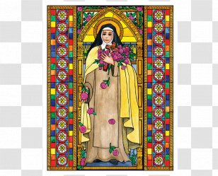 Religion Saint Sacred Picture Frames - Gesso - Sainte Therese De Lisieux Transparent PNG