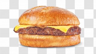 Junk Food Cartoon - Veggie Burger - American Cheese Bacon Sandwich Transparent PNG
