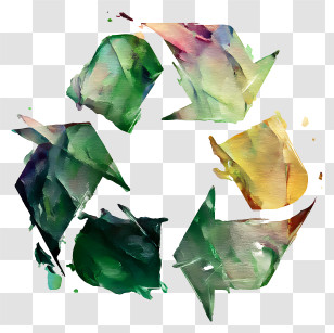 Recycle Symbol - Colorful Recycling Symbol With Arrows Transparent PNG