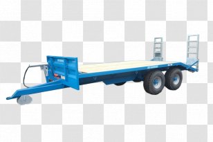 Agriculture Trailer Lowboy Tractor Farm - Cylinder Transparent PNG