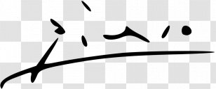 Autograph Painting Artist Signature - Monochrome Photography - Pablo Picasso Transparent PNG