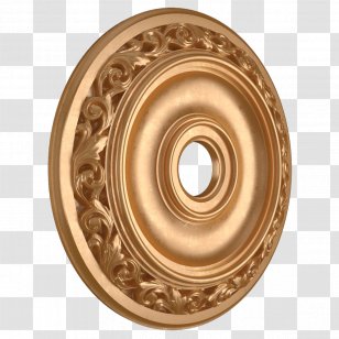 Designer - Bronze - Golden Ring European Ceiling Transparent PNG