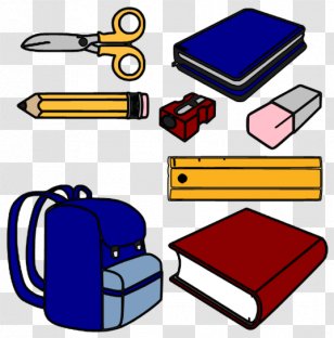 School Supplies Blog Clip Art - Free Content - Cliparts Transparent PNG