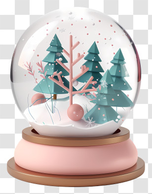 Snow Globe - Winter Wonderland Snow Globe Transparent PNG