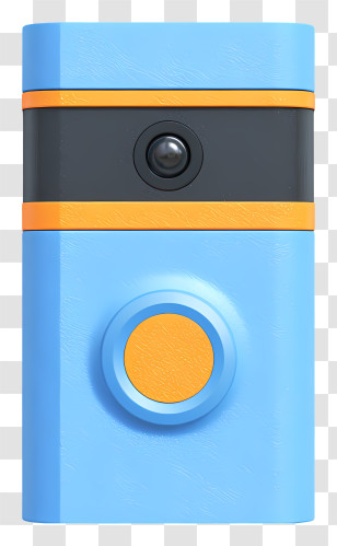 Ring Doorbell - Blue Doorbell For Home Security Transparent PNG