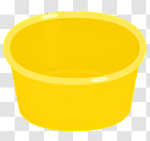 Icon - Yellow Bowl For Kitchen Use Transparent PNG