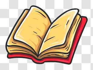 Reading Logo - Open Book Illustration Transparent PNG