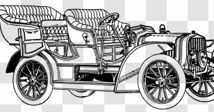 Vintage Car Compact Antique Classic Transparent PNG