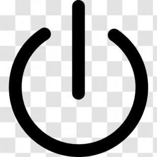 Login Symbol - Black And White Transparent PNG