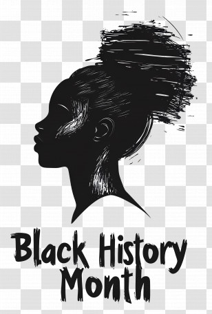 Black History Month - Black History Month Silhouette Transparent PNG