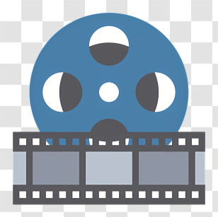 Film Reel - Film Reel Icon With Filmstrip Transparent PNG