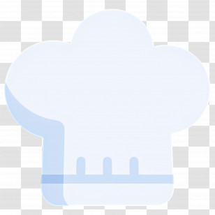 Chef Hat - Chef Hat Icon In Light Blue Transparent PNG