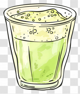 Green Drink - Refreshing Green Drink Transparent PNG