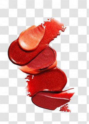 Red Cosmetics Lipstick Foundation - Makeup - Department Of Orange Color Smear Test Pattern Transparent PNG