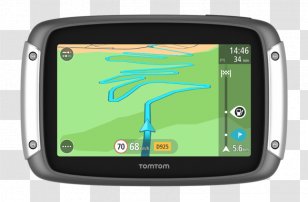 GPS Navigation Systems TomTom Rider 410 Motorcycle - Tomtom Transparent PNG