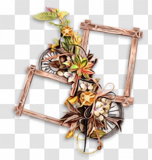 Background Watercolor Frame - Fashion Accessory - Metal Transparent PNG