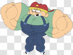 Lisa Loud Lola Muscle Lincoln Pectoralis Major - Hypertrophy - Ooze Transparent PNG