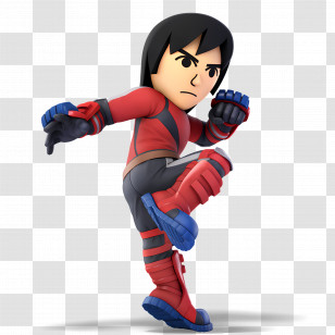 Mii Fighters - Martial Arts Fighter Character Transparent PNG