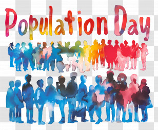 World Population Day - Population Day Celebration Transparent PNG