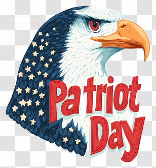 Patriot Day - Eagle Head For Patriot Day Transparent PNG