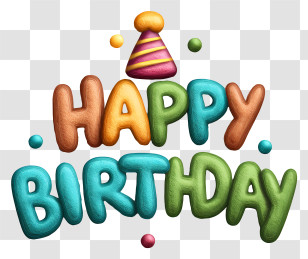 Birthday Text - Happy Birthday Text Transparent PNG