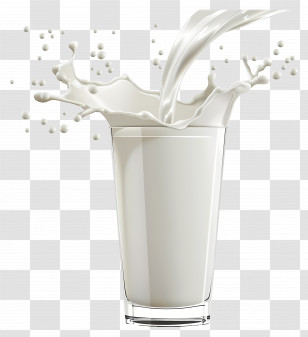 Glass Of Milk - Refreshing Glass Of Milk Transparent PNG