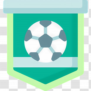 Football Club - Soccer Banner Icon In Modern Style Transparent PNG