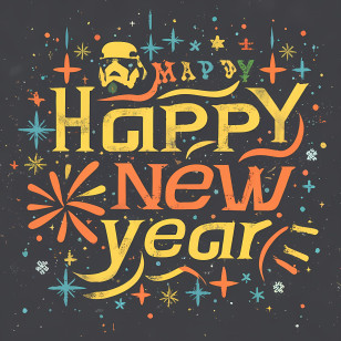 Happy New Year - Happy New Year Greeting Transparent PNG