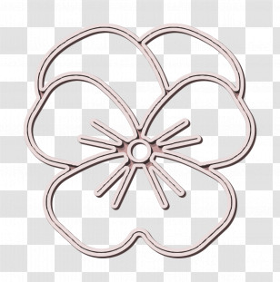 Flower Icon Pansy Icon Flowers Icon Transparent PNG