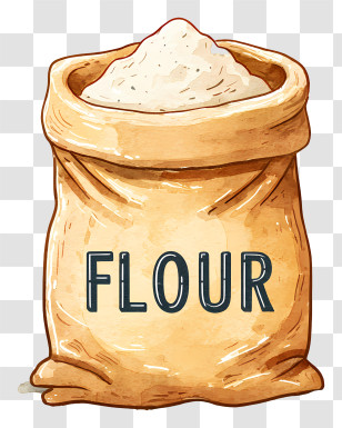 Flour - Sack Of Flour Illustration Transparent PNG