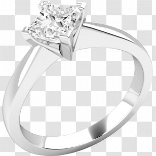 Platinum Tension Engagement Ring | TheNetJeweler