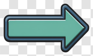 Right Arrow - Green Arrow Symbol Transparent PNG