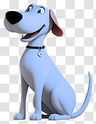 Cartoon Dog - Happy Cartoon Dog Illustration Transparent PNG