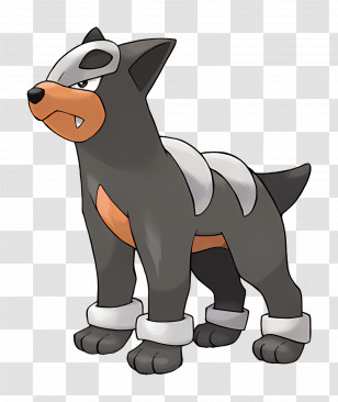 Houndour - Dark Dog-like Creature Character Transparent PNG