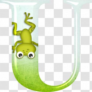 Frog Alphabet Lettering Image - Calligraphy Transparent PNG