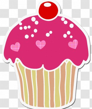 Birthday Cake Cupcake Torte Frosting & Icing - Baking Cup - Stickers Transparent PNG